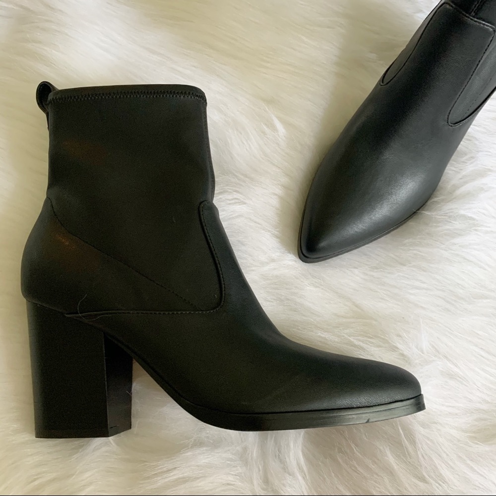 NEW Marc Fisher LTD Avalyn Black Ankle Booties 9